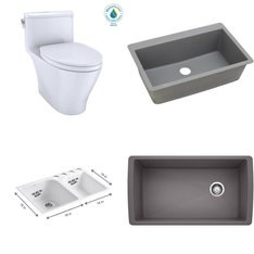 Pallet - 9 Pcs - Kitchen & Bath Fixtures, Hardware - Customer Returns - Kohler, Toto, Blanco, ProFlo