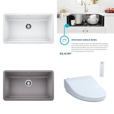 Pallet - 14 Pcs - Kitchen & Bath Fixtures - Customer Returns - Blanco, ELKAY, Toto, Kohler