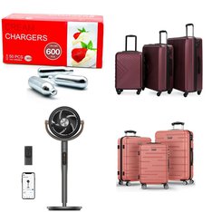 Pallet - 19 Pcs - Luggage, Fans, Kitchen & Dining, Vacuums - Customer Returns - Zimtown, Dreo, Sunbee, Buakaew
