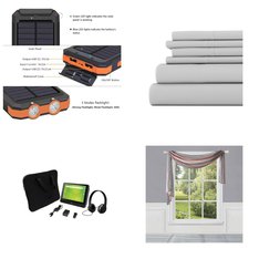 3 Pallets - 971 Pcs - Curtains & Window Coverings, Decor, Bath, Sheets, Pillowcases & Bed Skirts - Like New or New Customer Returns - JC Penney