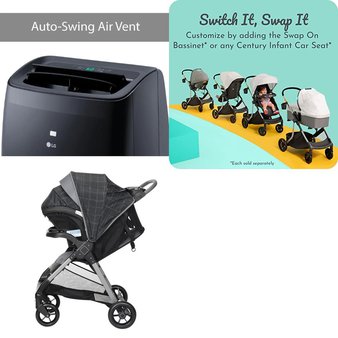 1 Pallets – 9 Pcs – New Strollers – New and New Damaged Box – Walmart
