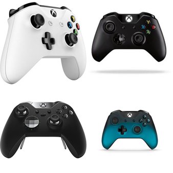 25 Pcs – Microsoft Video Game Controllers – Refurbished (GRADE C) – Models: TF5-00001, HM3-00001, S2V-00001, Xbox Wireless Controller – Ocean Shadow Special Edition (X Box One)