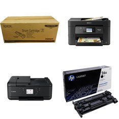 Pallet - 75 Pcs - Cordless / Corded Phones, Ink, Toner, Accessories & Supplies - Open Box Customer Returns - VTECH, HP, Canon, Xerox