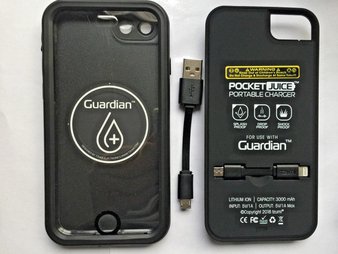99 Pcs – Tzumi 4957B iPhone 7 Waterproof Case & Guardian Power 3000 PowerBank Combo – Used, Like New, Open Box Like New – Retail Ready