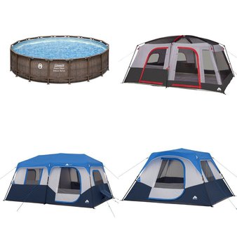 Pallet – 15 Pcs – Camping & Hiking, Pools & Water Fun – Customer Returns – Ozark Trail, Coleman, Igloo, The Coleman Company, Inc.