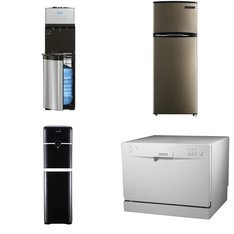 6 Pallets - 67 Pcs - Humidifiers / De-Humidifiers, Bar Refrigerators & Water Coolers, Freezers, Refrigerators - Customer Returns - Honeywell, HISENSE, Galanz, LEVOIT