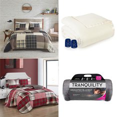 Pallet – 39 Pcs – Pillows and Blankets – Mixed Conditions – Private Label Home Goods, Home Essence, Madison Park, Tranquility