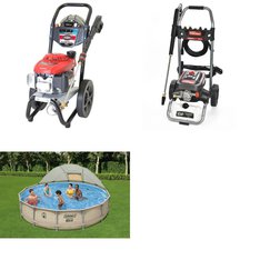 Pallet - 8 Pcs - Pressure Washers, Pools & Water Fun - Customer Returns - Coleman, Hyper Tough, Simpson