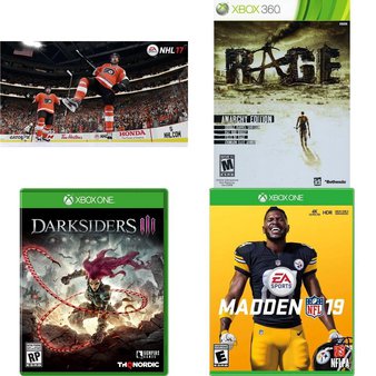 69 Pcs – Microsoft Video Games – Used, New, Like New – NHL 17 :Xbox One, Darksiders III Xbox One, 11743, Madden NFL 19 (XB1)