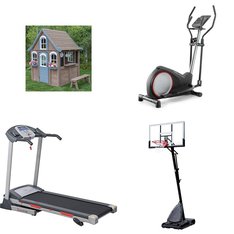 Pallet - 6 Pcs - Outdoor Play, Exercise & Fitness, Outdoor Sports - Customer Returns - Spalding, Sportspower, Step2, ProForm