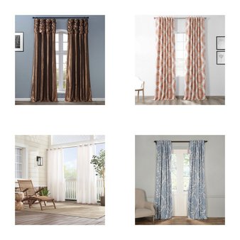 CLEARANCE! Pallet – 320 Pcs – Curtains & Window Coverings, Decor, Earrings – Mixed Conditions – Eclipse, Sun Zero, Fieldcrest, Elrene Home Fashions