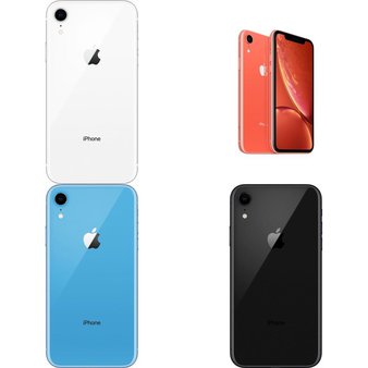 14 Pcs – Apple iPhone XR – Refurbished (GRADE B – Unlocked) – Models: MT012LL/A, MT092LL/A, MT0K2LL/A, MT0C2LL/A