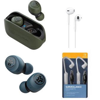 Pallet – 132 Pcs – In Ear Headphones, Networking, Lamps, Parts & Accessories – Customer Returns – JLab, JLab Audio, Skullcandy, Netgear