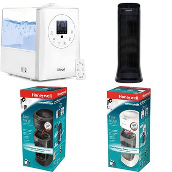 Pallet – 16 Pcs – Humidifiers / De-Humidifiers, Accessories, Heaters – Customer Returns – Honeywell, LEVOIT, Shanhu Foshan, Dyna-Glo