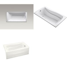 Pallet - 3 Pcs - Hardware, Kitchen & Bath Fixtures - Customer Returns - Kohler