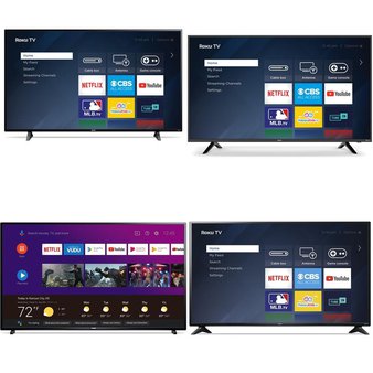 Truckload – 20 Pallets – 176 Pcs – TVs – Tested Not Working (Cracked Display) – Sanyo, Samsung, TCL, Philips