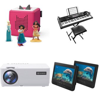 Pallet – 57 Pcs – DVD & Blu-ray Players, Speakers, Powered, Accessories – Customer Returns – Onn, Philips, tonies, Govee