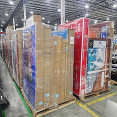 Truckload - 25 Pallets - 167 Pcs - Plug and Play Pass TVs - LED/LCD TVs (55
