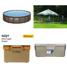 Pallet - 11 Pcs - Camping & Hiking, Unsorted, Pools & Water Fun - Customer Returns - Ozark Trail, Coleman, Ozark, RTIC