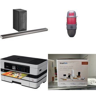 Pallet – 18 Pcs – Vacuums, Security & Surveillance, Networking, Inkjet – Customer Returns – AIRVAC, SimpliSafe, Netgear, Brother