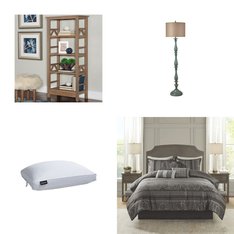 3 Pallets - 225 Pcs - Curtains & Window Coverings, Rugs & Mats, Bedding Sets, Sheets, Pillowcases & Bed Skirts - Like New or New Customer Returns - JC Penney