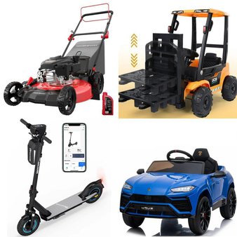 Pallet – 4 Pcs – Vehicles, Powered, Mowers – Customer Returns – EVERCROSS, WISAIRT, UHOMEPRO, PowerSmart