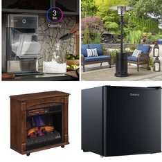 Pallet - 16 Pcs - Fireplaces, Food Processors, Blenders, Mixers & Ice Cream Makers, Heaters, Bar Refrigerators & Water Coolers - Overstock - Mainstays, Hamilton Beach