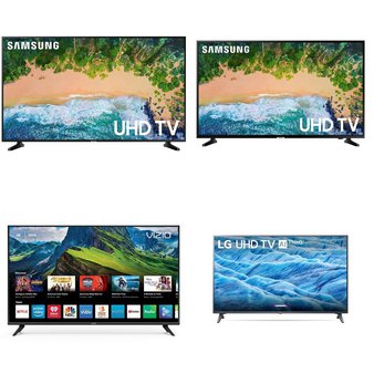 4 Pallets – 48 Pcs – TVs – Open Box (Tested Working) – Samsung, VIZIO, LG, TCL