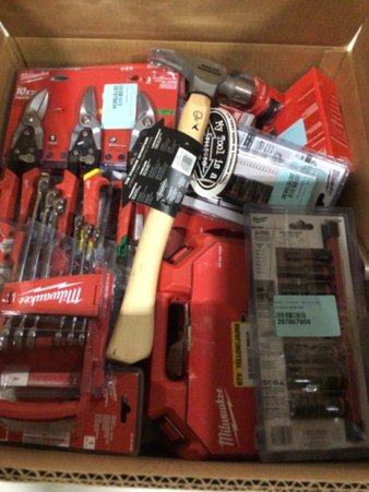 1 Parcel Box – 42 Pcs – Milwaukee Tools – Untested Customer Returns – Major Retailer