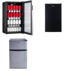 Pallet - 4 Pcs - Refrigerators, Bar Refrigerators & Water Coolers - Customer Returns - Galanz, Arctic King