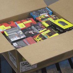 1 Parcel Box - 81 Pcs - Blu-ray Discs, DVD Discs, Keyboards & Mice - NEW/SEALED Products - Walmart
