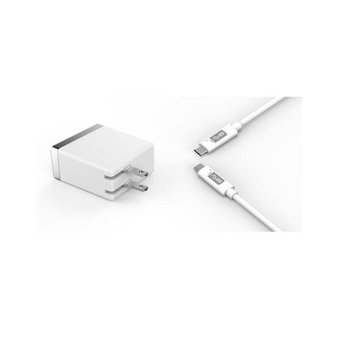 111 Pcs – Blackweb BWA17WI013 5.4A Dual Port Wall Charger USB-C & Standard USB Port- White – Like New, Used, Open Box Like New – Retail Ready