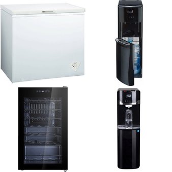 6 Pallets – 51 Pcs – Bar Refrigerators & Water Coolers, Refrigerators, Freezers – Customer Returns – HISENSE, Galanz, Primo Water, Primo