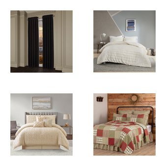 6 Pallets – 1884 Pcs – Curtains & Window Coverings, Decor, Bath, Sheets, Pillowcases & Bed Skirts – Like New or New Customer Returns – JC Penney
