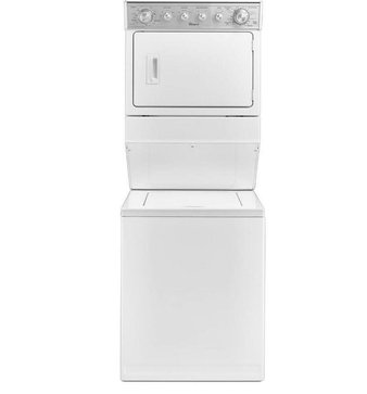 Pallet – 1 Pcs – Laundry – WHIRLPOOL – Whirlpool WET4027HW 3.5 Cu. Ft. 9-Cycle Washer and 5.9 Cu. Ft. 4-Cycle Dryer Electric Laundry Center, White