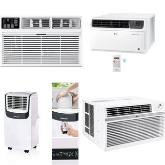 2 Pallets – 18 Pcs – Air Conditioners – Open Box Like New, New Damaged Box, Like New – WHIRLPOOL, LG, JHS, Honeywell