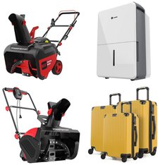 Pallet – 10 Pcs – Luggage, Snow Removal, Laundry, Humidifiers / De-Humidifiers – Customer Returns – Travelhouse, PowerSmart, Sunbee, Ginza Travel