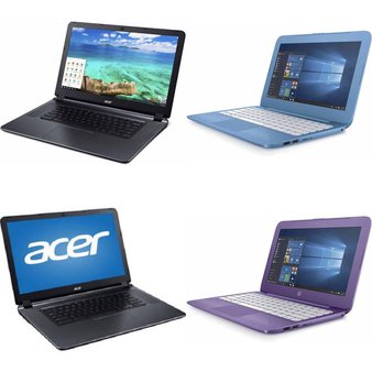 28 Pcs – Salvage Laptop Computers – ACER, HP, Samsung, NEXTBOOK
