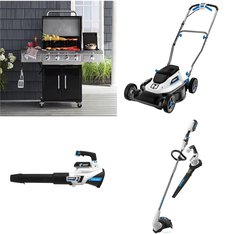 Pallet - 14 Pcs - Patio & Outdoor Lighting / Decor, Trimmers & Edgers, Hedge Clippers & Chainsaws, Leaf Blowers & Vaccums - Customer Returns - Mm, Hart, Hyper Tough, Worx