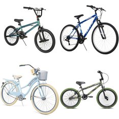 Flash Sale! 3 Pallets – 30 Pcs – Cycling & Bicycles – Overstock – Huffy, Kent, Next Bicycles