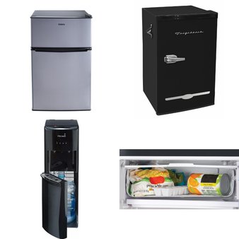 Pallet – 6 Pcs – Bar Refrigerators & Water Coolers, Refrigerators – Customer Returns – Primo Water, Igloo, Frigidaire, Galanz
