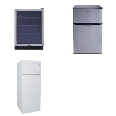Pallet – 4 Pcs – Bar Refrigerators & Water Coolers, Refrigerators – Customer Returns – Galanz, Avanti