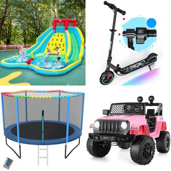 Pallet – 8 Pcs – Trampolines, Unsorted, Vehicles, Outdoor Sports – Customer Returns – YORIN, Funcid, MaxKare, RCB