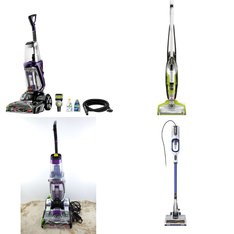 Pallet - 11 Pcs - Vacuums - Damaged / Missing Parts / Tested NOT WORKING - Bissell, Shark, Hoover