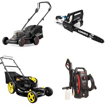 Pallet – 11 Pcs – Trimmers & Edgers, Mowers, Pressure Washers, Other – Customer Returns – Hyper Tough, Ozark Trail, Hart, Garden Accents