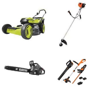 Pallet – 18 Pcs – Trimmers & Edgers, Patio & Outdoor Lighting / Decor, Leaf Blowers & Vaccums, Hedge Clippers & Chainsaws – Customer Returns – Hyper Tough, Mm, Remington, Worx