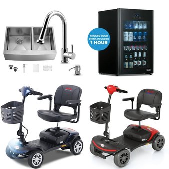 Flash Sale! 12 Pallets – 303 Pcs – Vacuums, Unsorted, Kitchen & Dining, Powered – Untested Customer Returns – Walmart