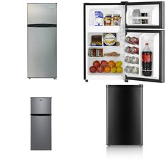 Pallet - 6 Pcs - Refrigerators, Bar Refrigerators & Water Coolers - Customer Returns - Galanz, Frigidaire, HISENSE