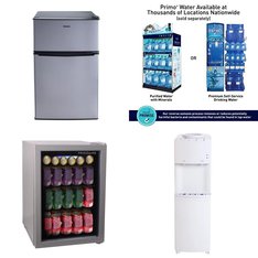 Pallet - 8 Pcs - Bar Refrigerators & Water Coolers - Customer Returns - Galanz, Great Value, Frigidaire Professional, Primo International