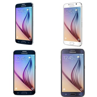 36 Pcs – Salvage Samsung Galaxy S6 Smartphones – Models: SM-G920A-Black-AT&T, STSAS906CPWP, SMG920VZKA, SM-G920VZWAVZW